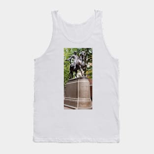 Paul Revere rides - large bronze statue in Boston. Tank Top